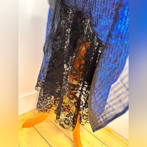 VINTAGE New Leaf by Samir 70s/80s Mermaid Cocktail dress - Picture 8 of 12